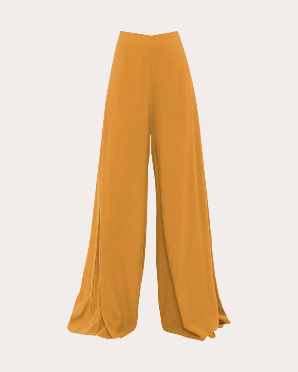 Nata Flared Linen-Blend Wide-Leg Pants