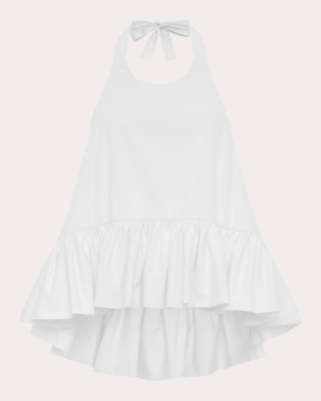 Winston Poplin High-Low Halter Top