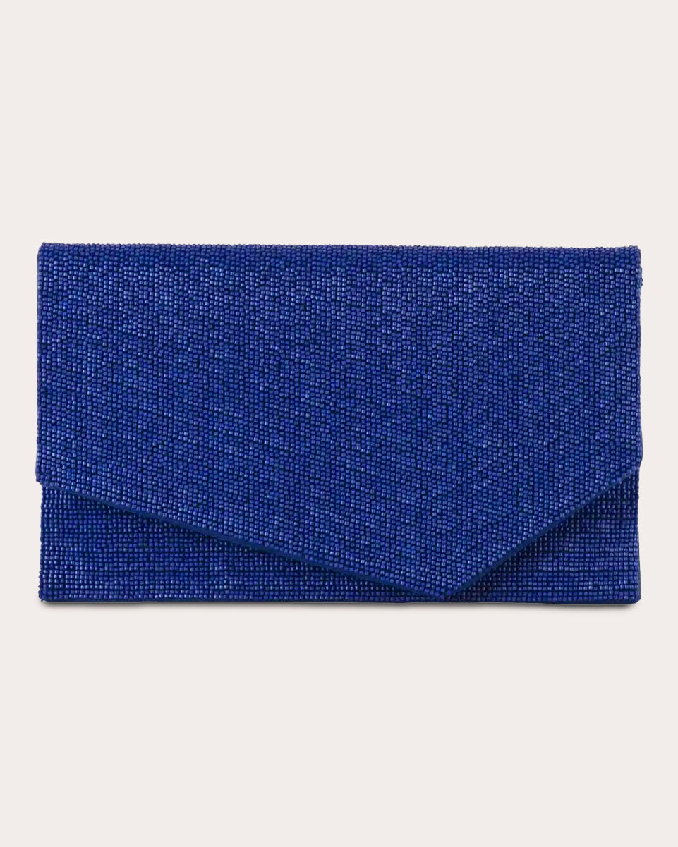 1AM Beaded Envelope Clutch Bag