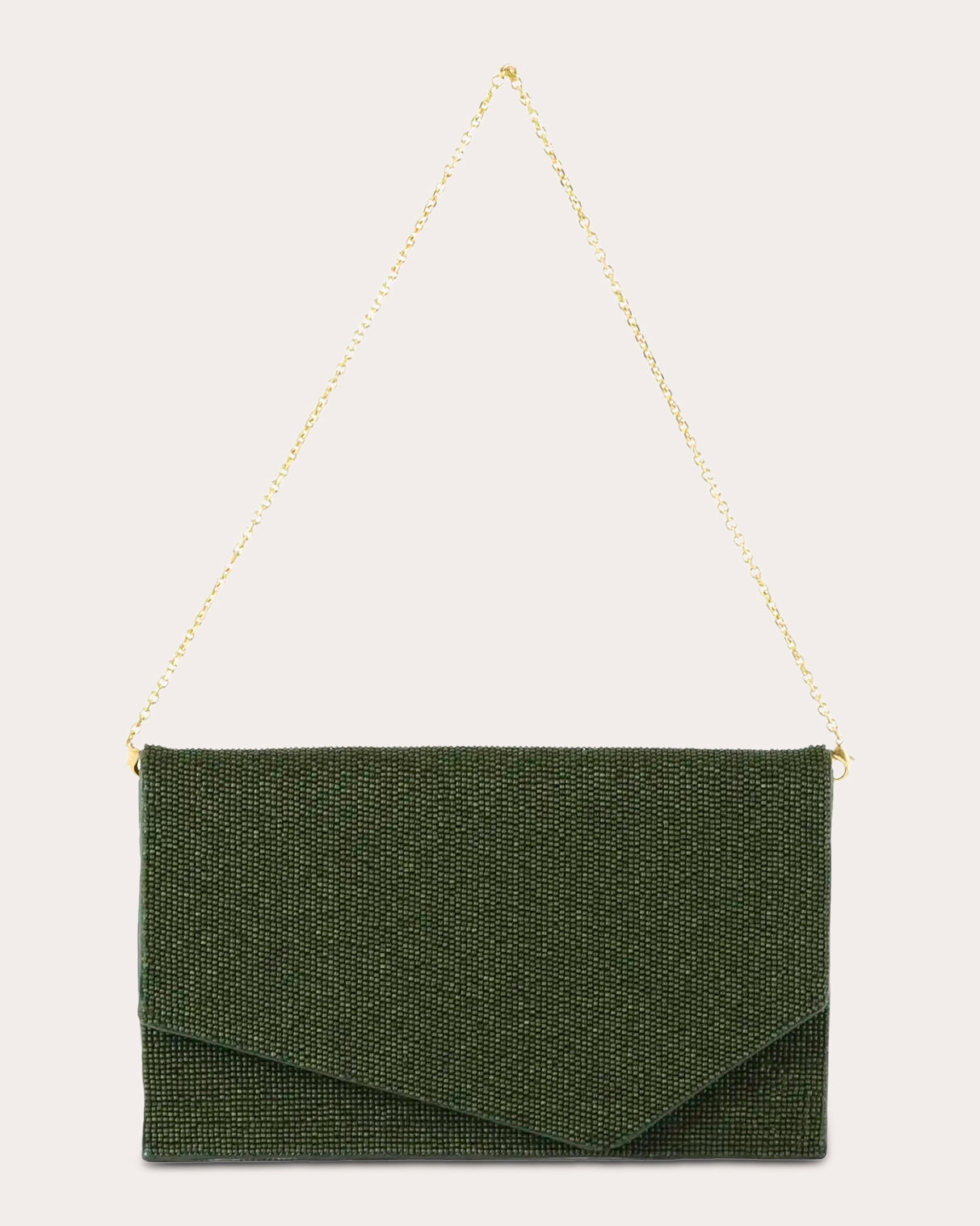 1AM Beaded Envelope Clutch Bag