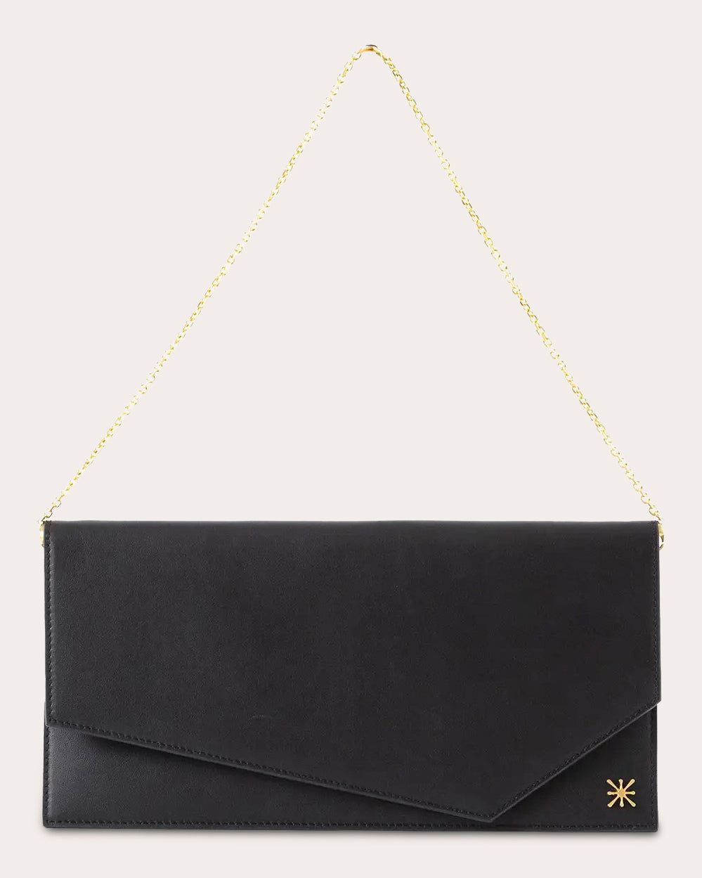1AM Leather Envelope Clutch Bag