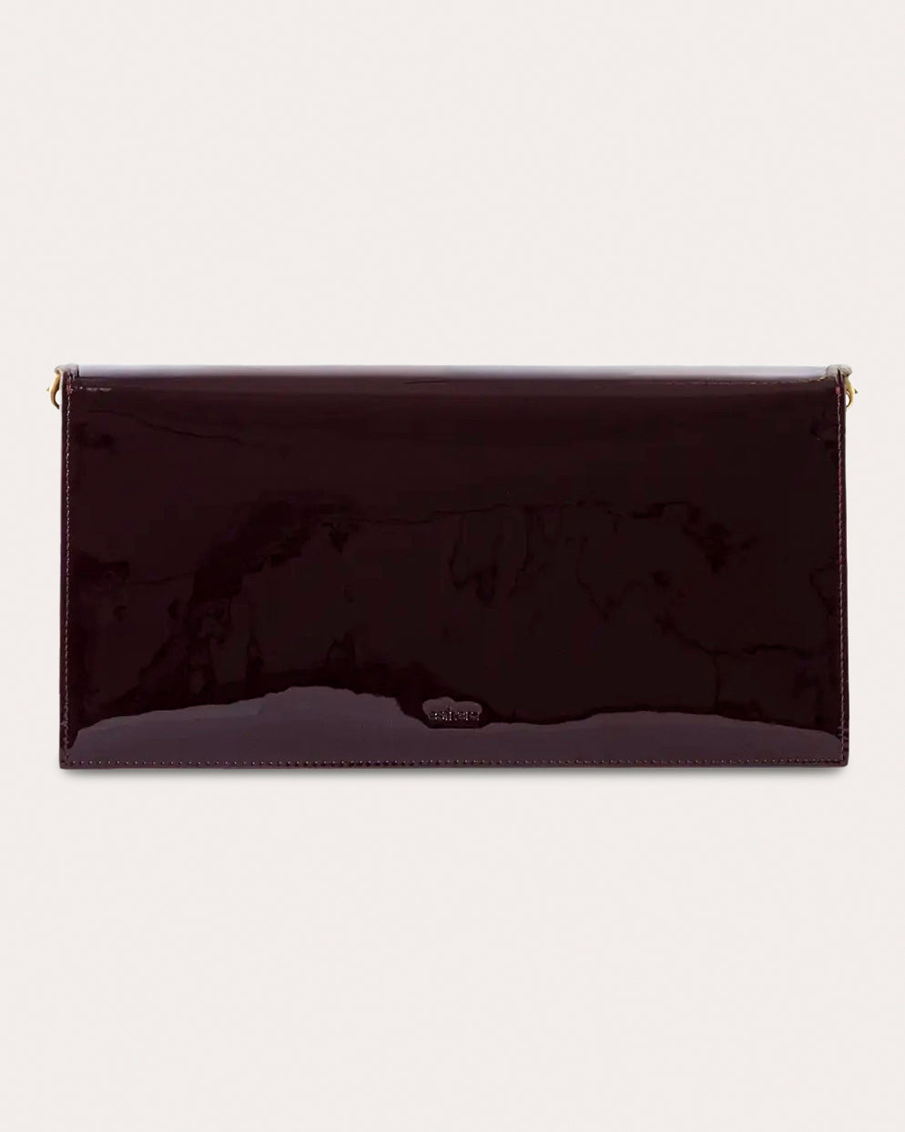 1AM Patent Leather Envelope Clutch Bag