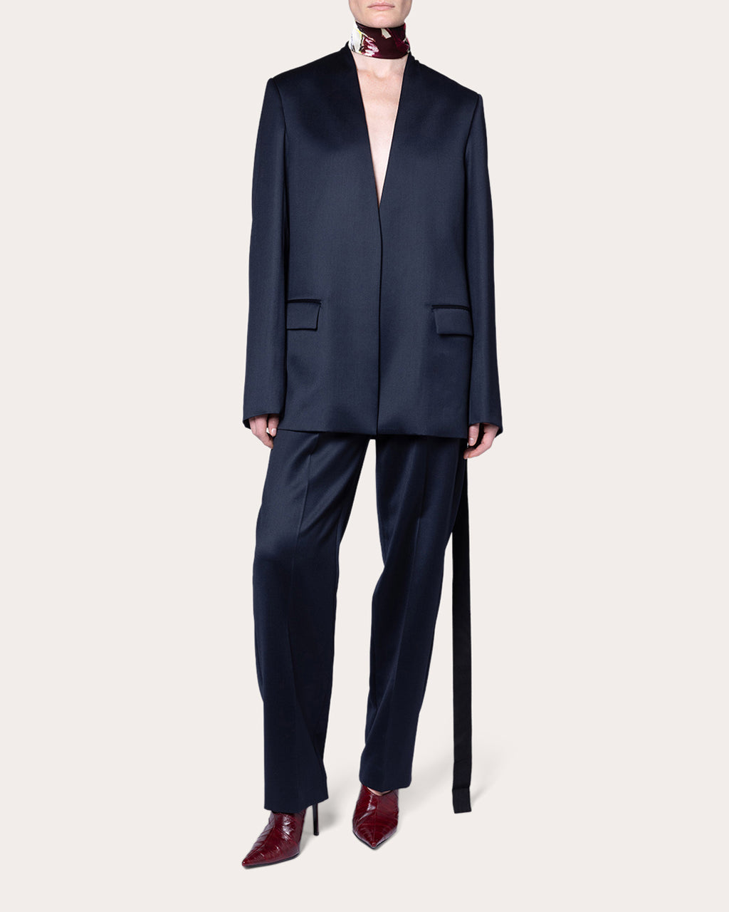 Ragosta Wool Satin Trousers