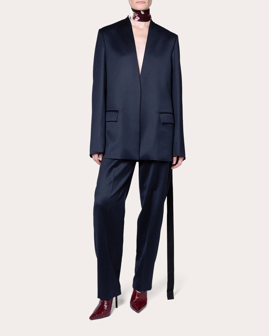 Ragosta Wool Satin Trousers