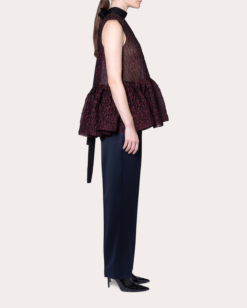 Ragosta Wool Satin Trousers