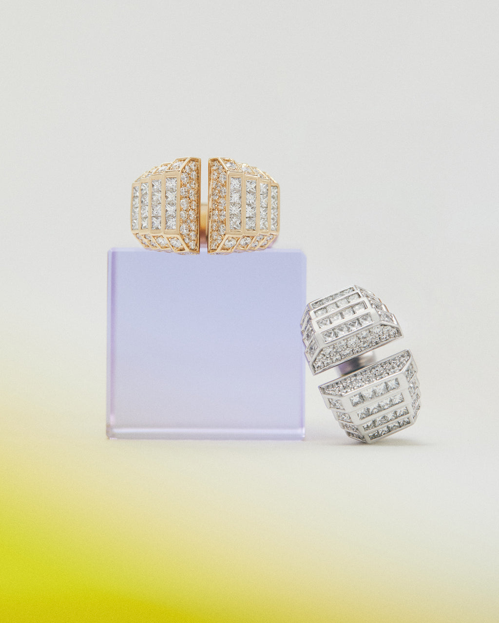 Meaningful Rhodium-Plated Sterling Silver Diamond Ring