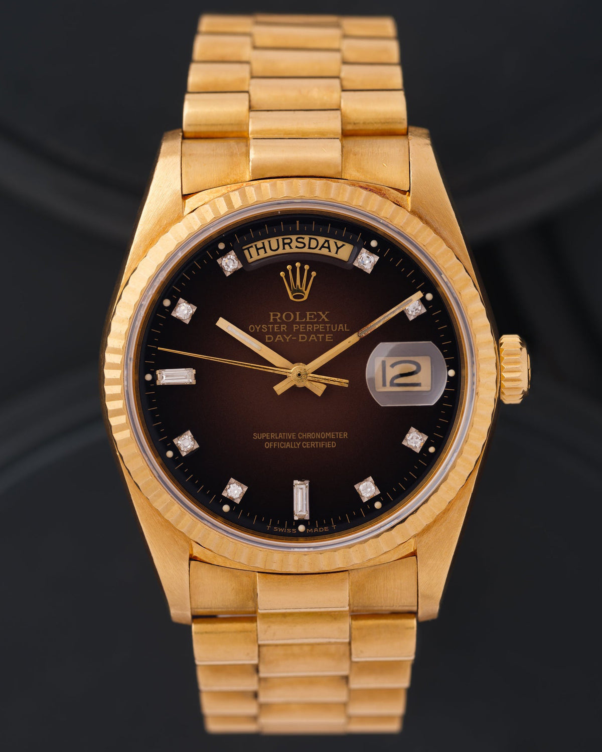 Vintage Rolex Model 18038 Day-Date President Watch