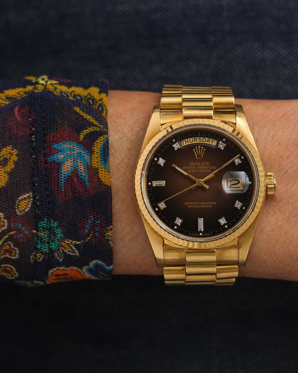 Vintage Rolex Model 18038 Day-Date President Watch