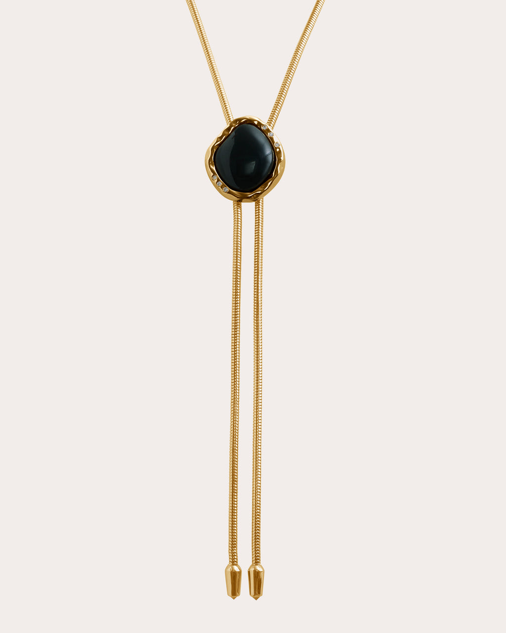 Black Onyx Lola Bolo Necklace
