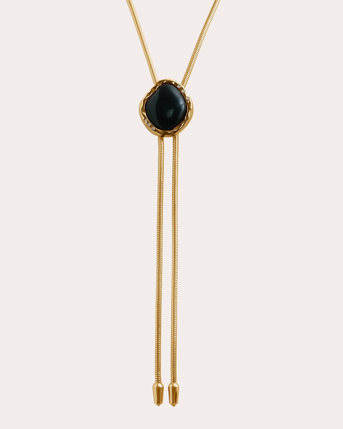 Black Onyx Lola Bolo Necklace