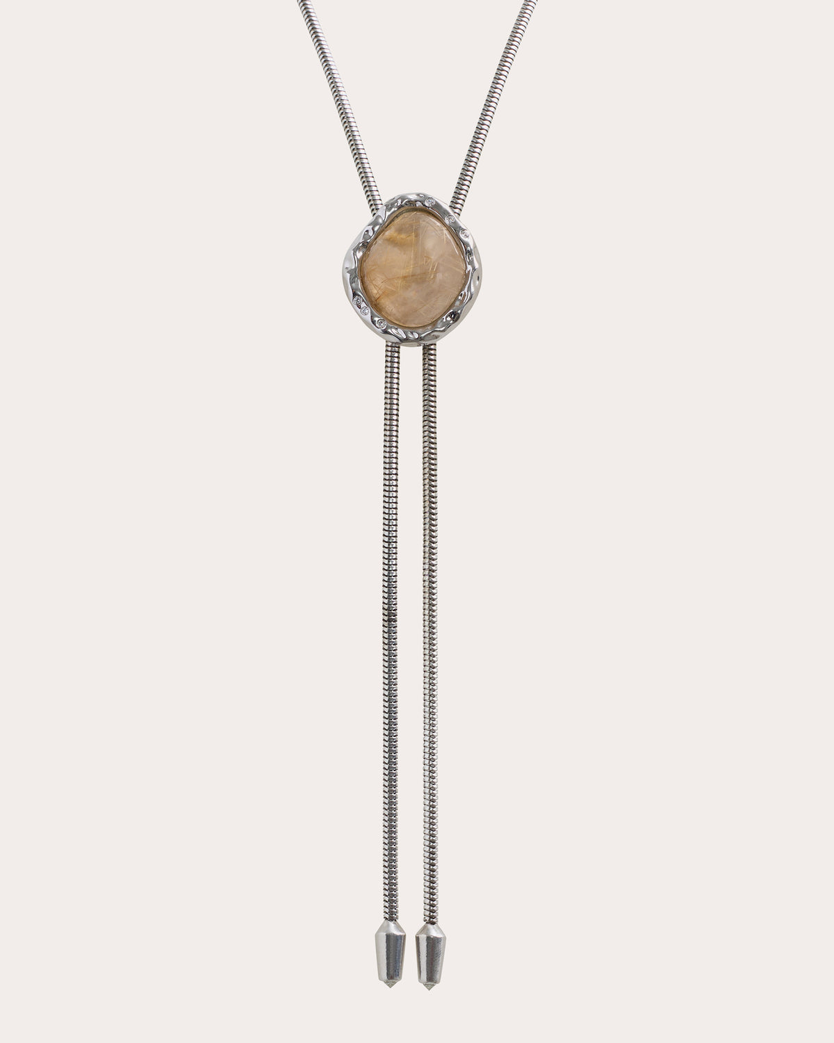 Rutilated Quartz Lola Bolo Necklace