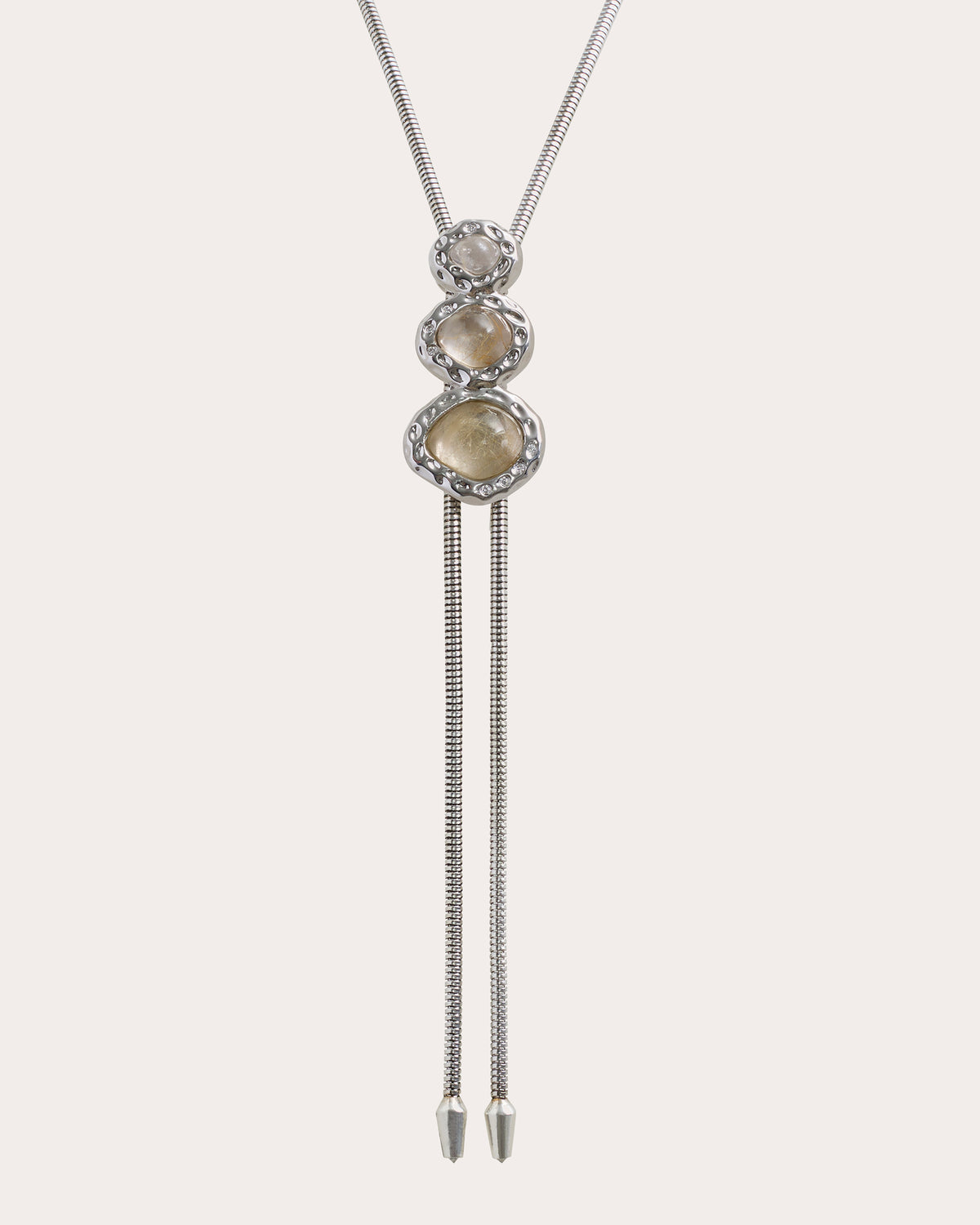 Rutilated Quartz Merriam Bolo Necklace