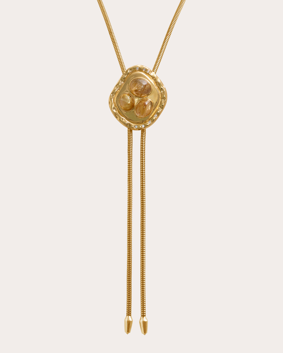 Rutilated Quartz Joanna Bolo Necklace