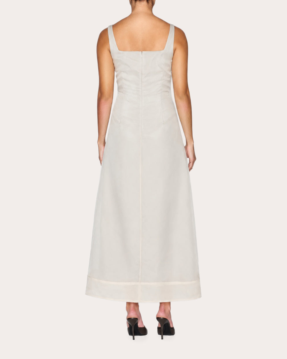 Self Love Embroidered Silk Organza A-Line Dress