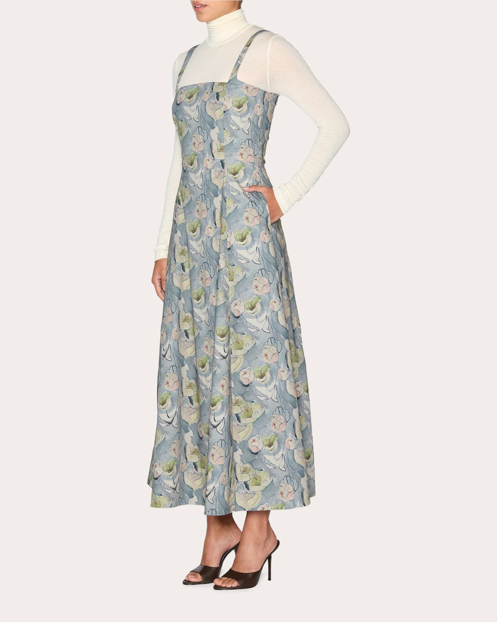 Reflection Floral A-Line Dress
