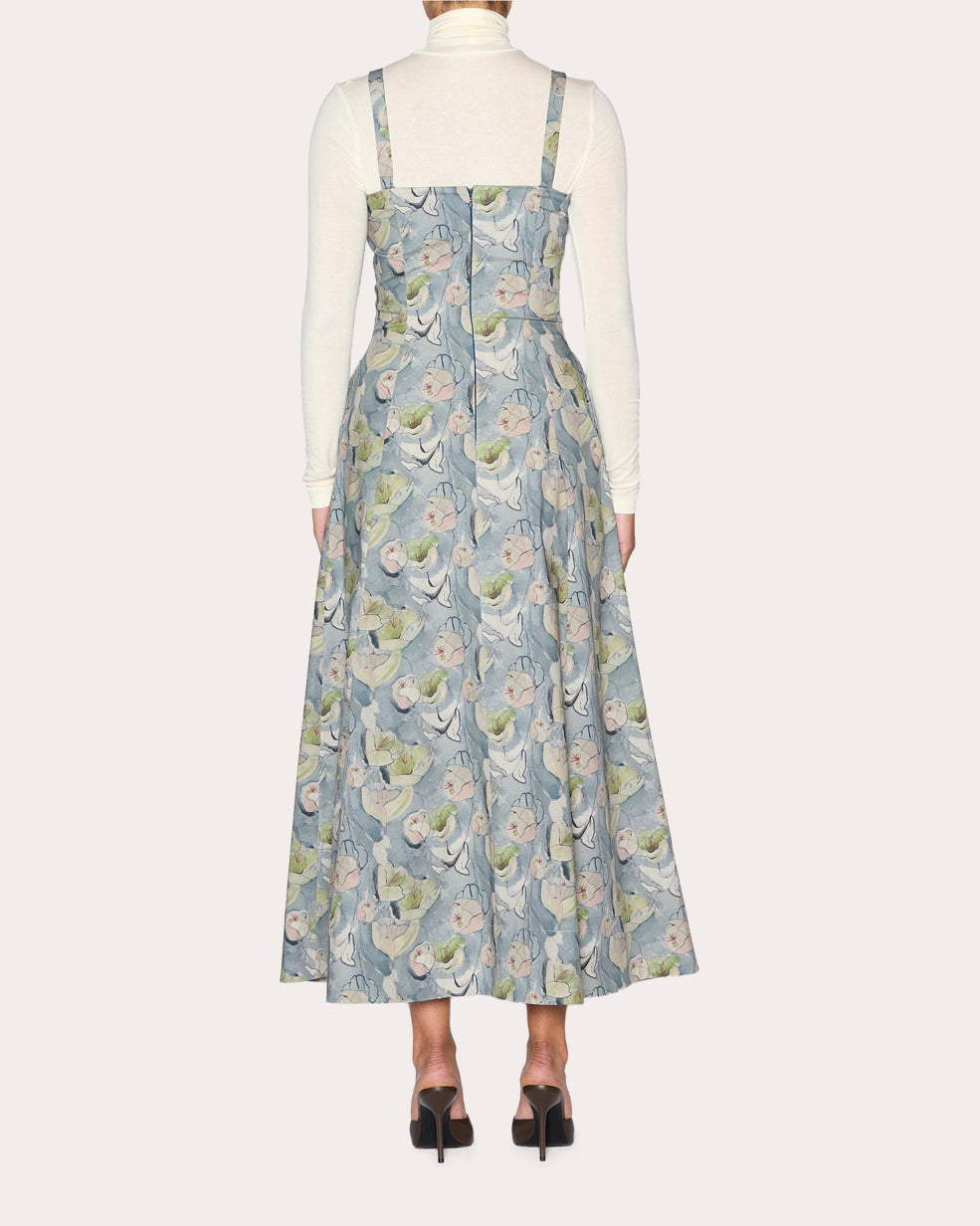 Reflection Floral A-Line Dress