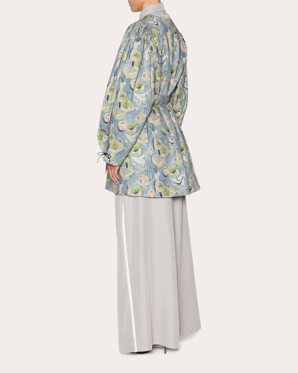 Abundance Floral Double-Breasted Coat