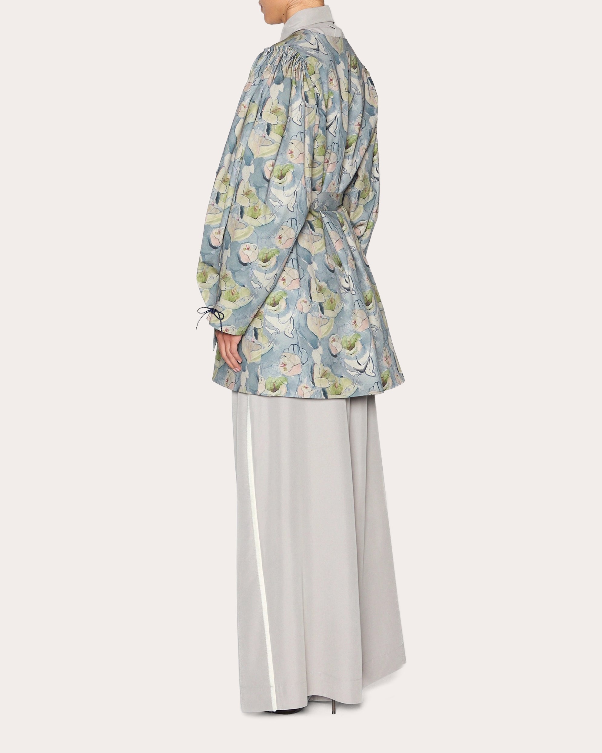 Abundance Floral Double-Breasted Coat