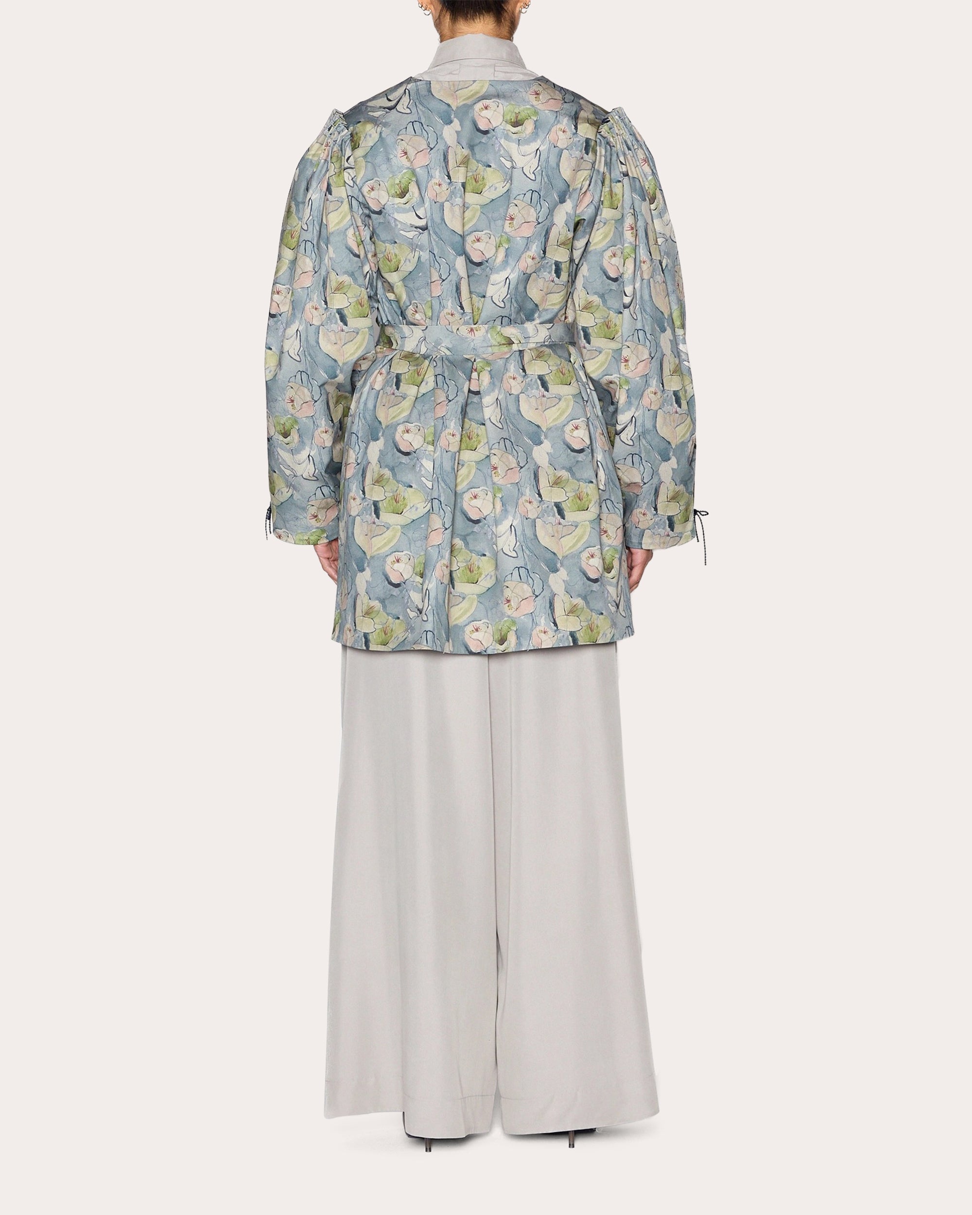 Abundance Floral Double-Breasted Coat