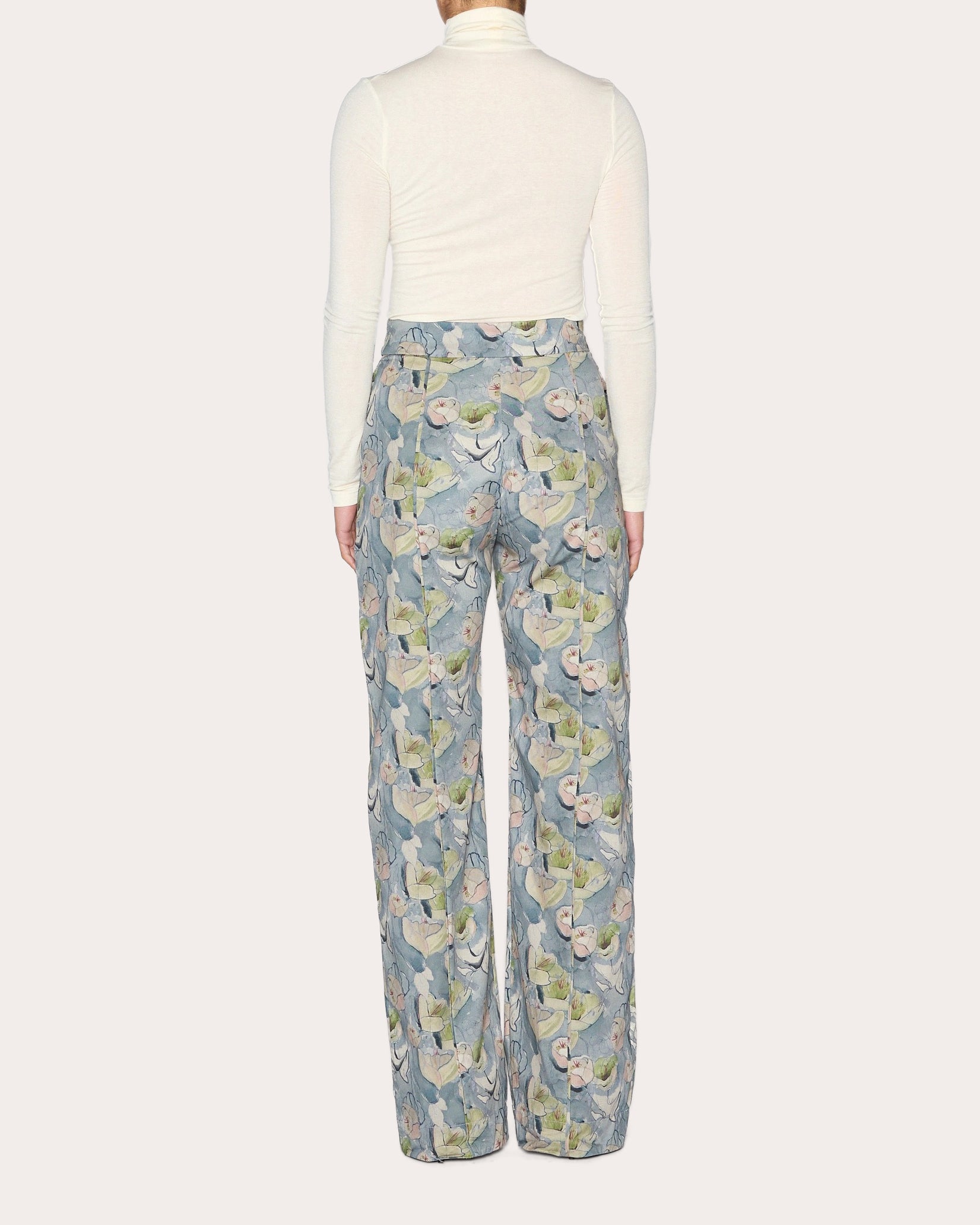 Intuition Floral Straight-Leg Pants