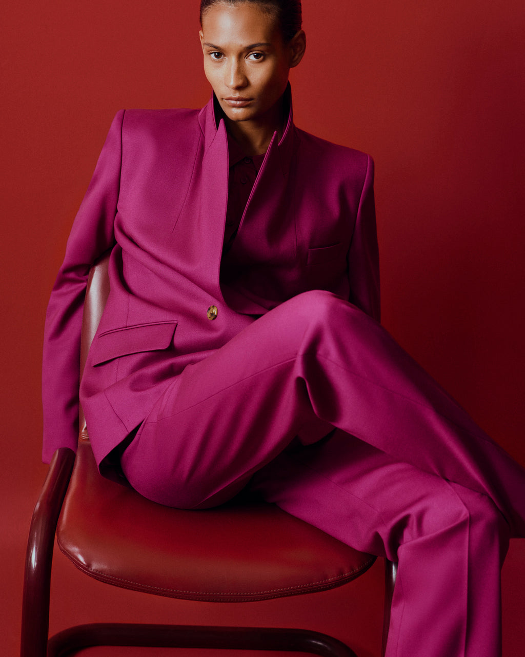 Seasonless Wool Straight-Leg Trousers