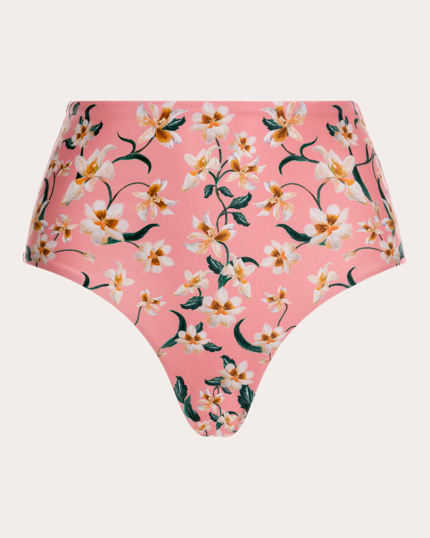 Magenta Promesa High-Rise Bikini Bottoms
