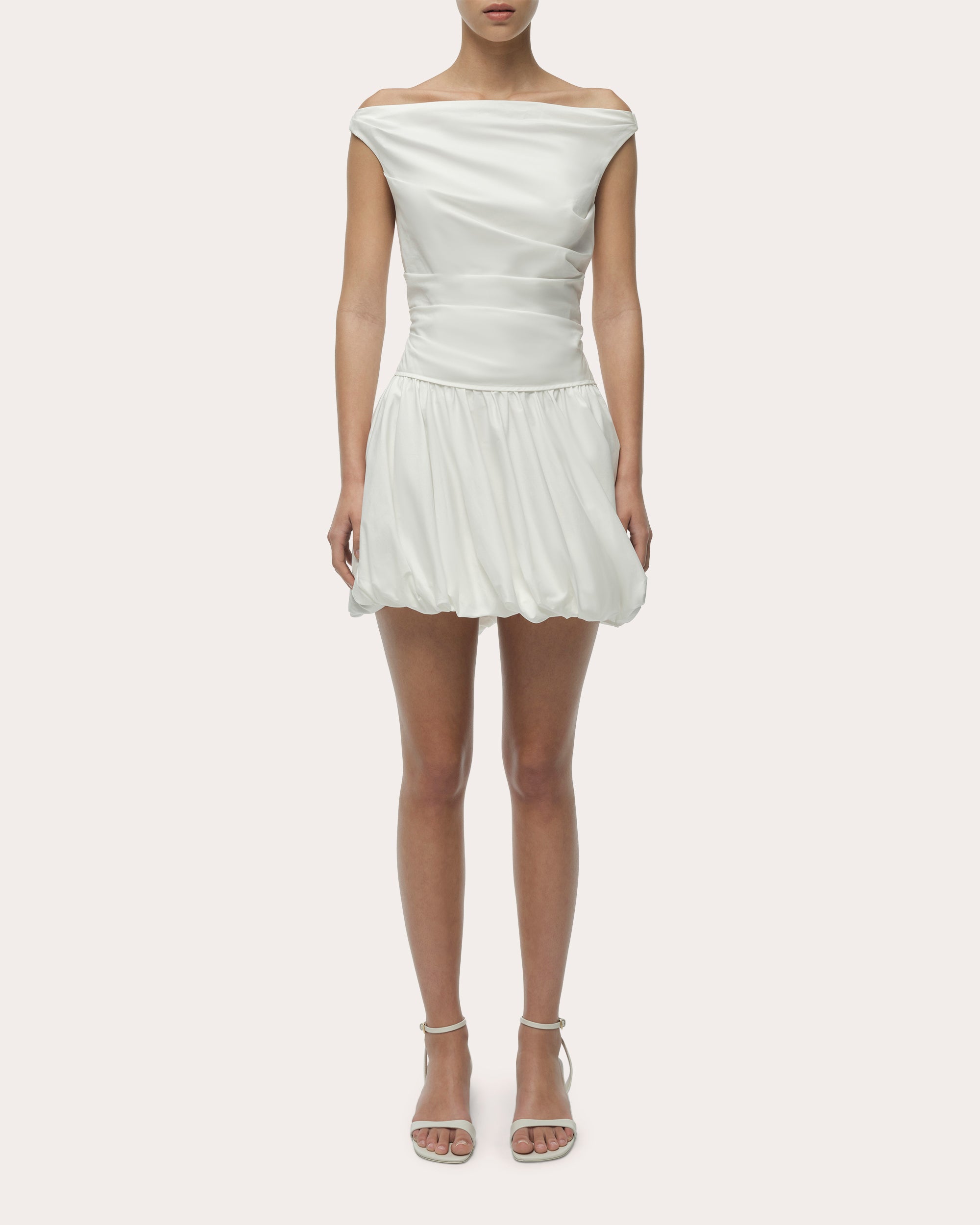 Admiral Crepe Seamed A-Line Mini Dress