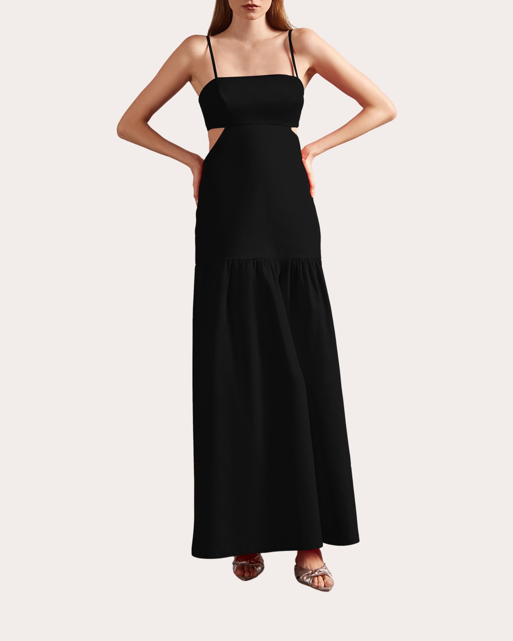 Cutout Drop-Waist Maxi Dress