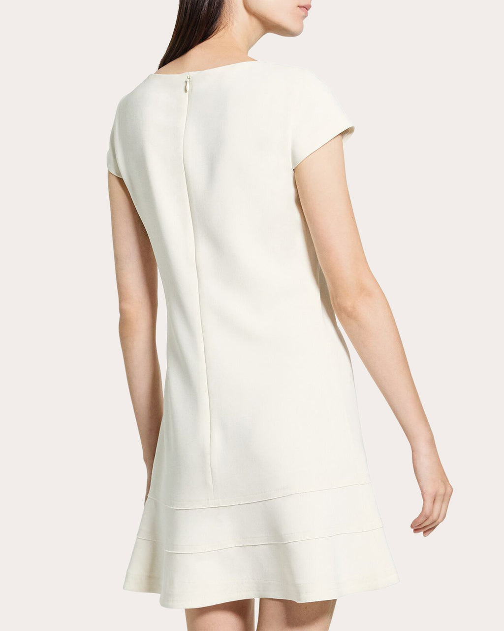 Theory Seamed A-Line Mini Dress
