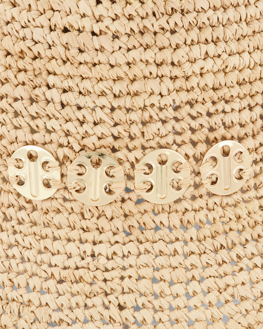 Iconic 1969 Embellished Raffia Bucket Hat