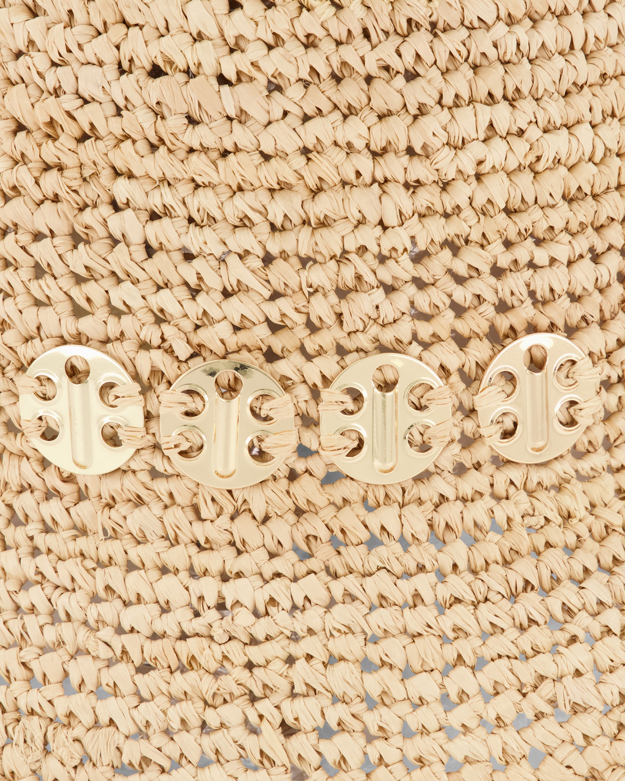 Iconic 1969 Embellished Raffia Bucket Hat