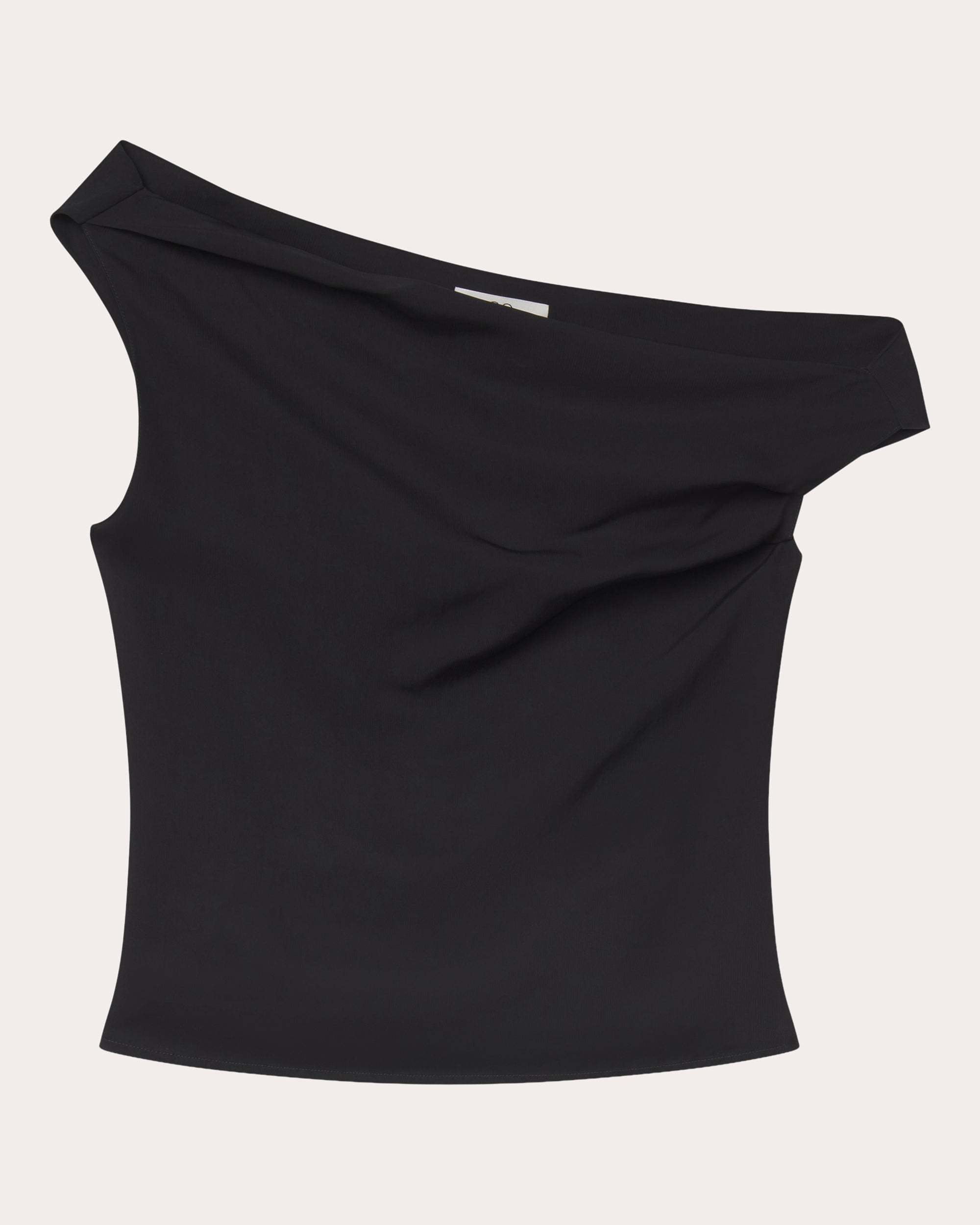 Asymmetric Draped Off-Shoulder Top
