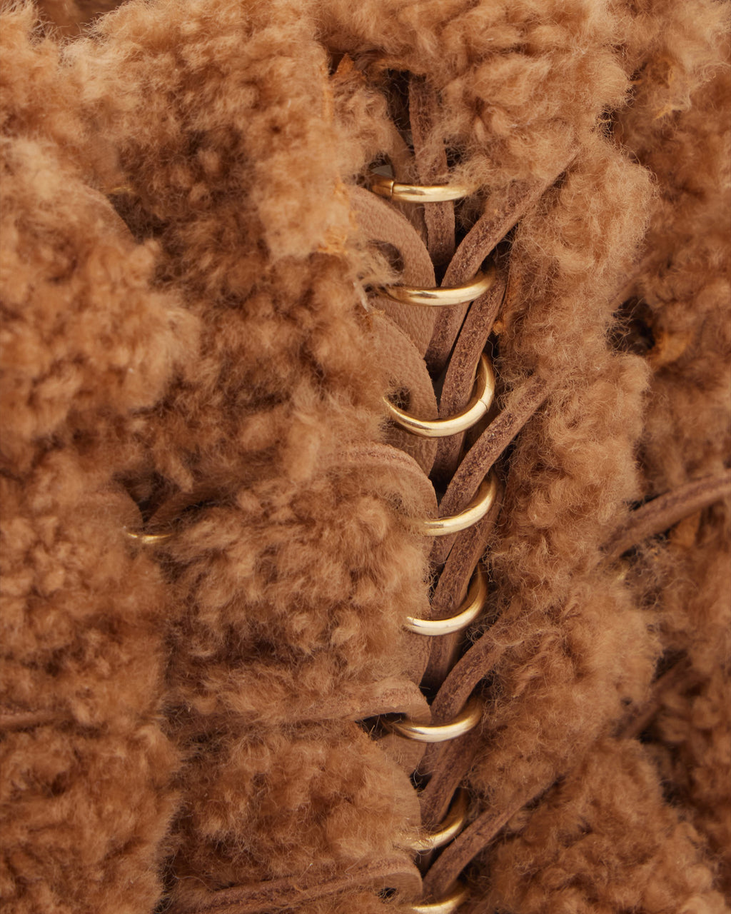 1969 Nano Embellished Leather and Shearling Shoulder Bag