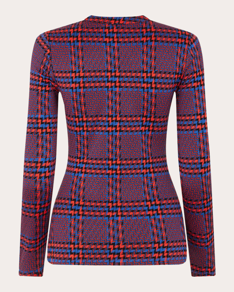 Gathered Printed Crepe Top