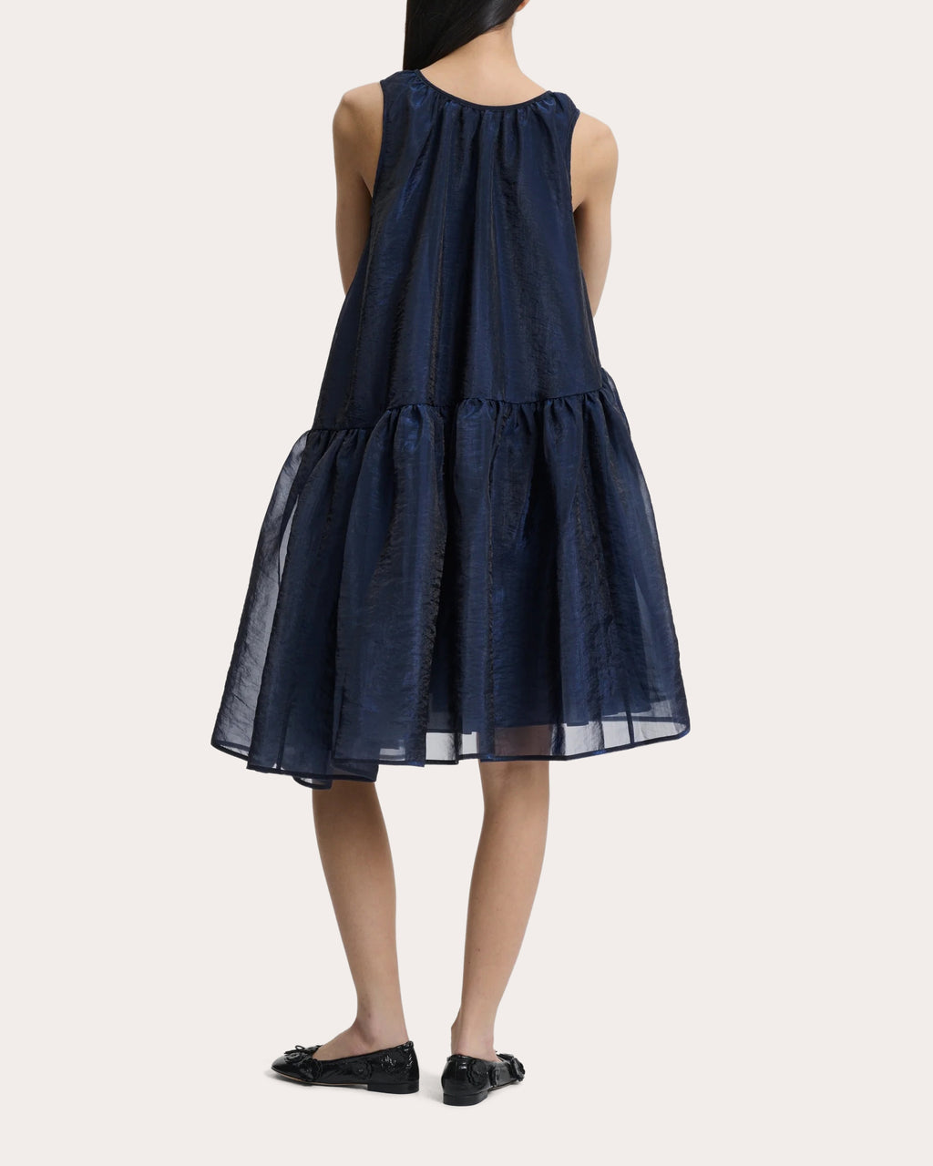 Azelia Asymmetric Floral Embroidered Myrtia Dress