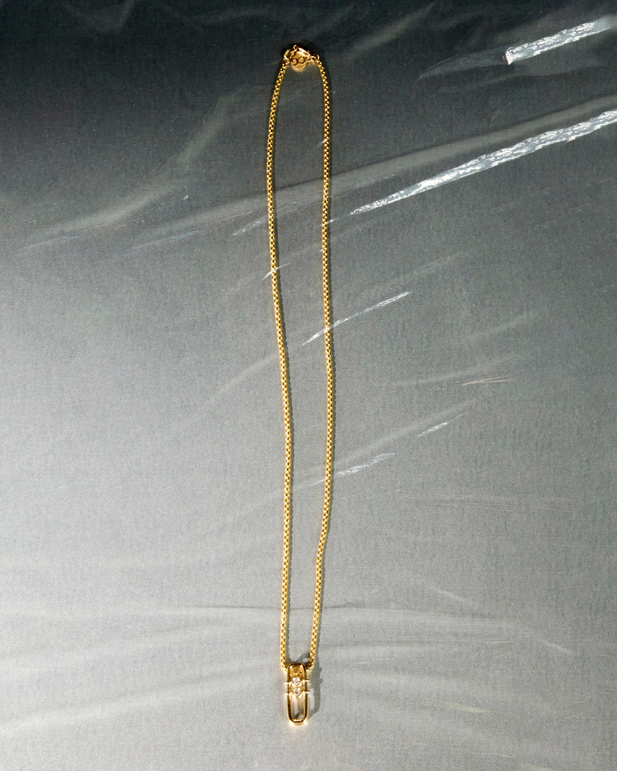 Diamond Métta Drop Necklace