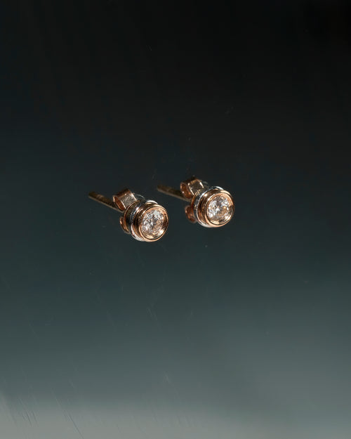0.05ctw Diamond & 18k Gold Ignite Stud Earrings