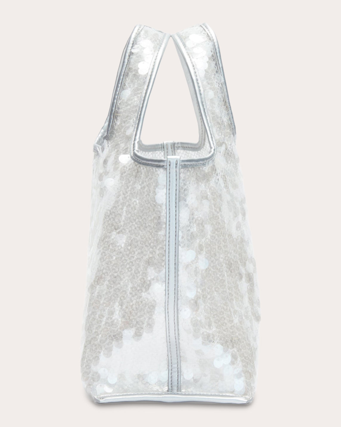 Sequin Mesh Mini Market Tote
