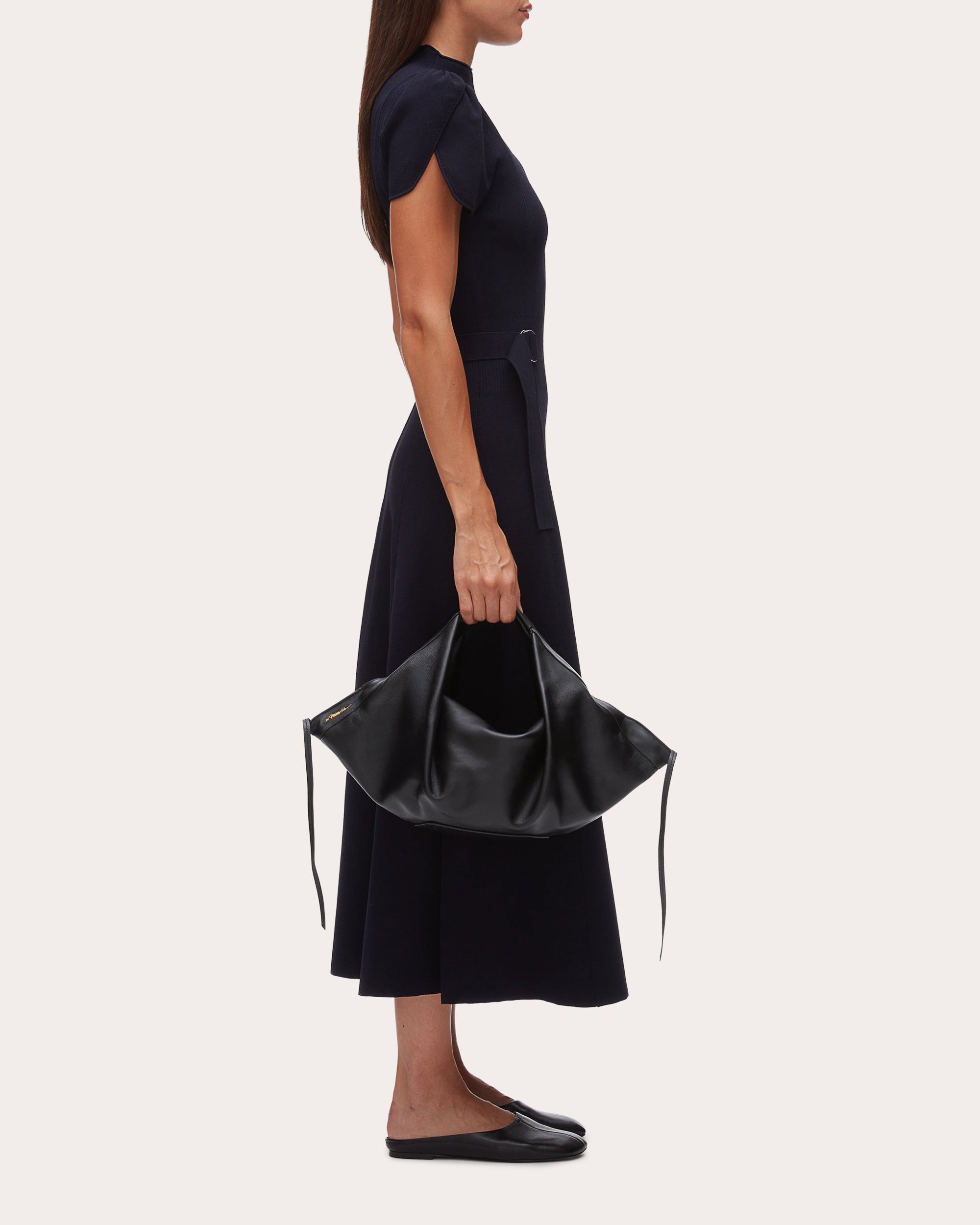 Luna Folded Leather Handbag