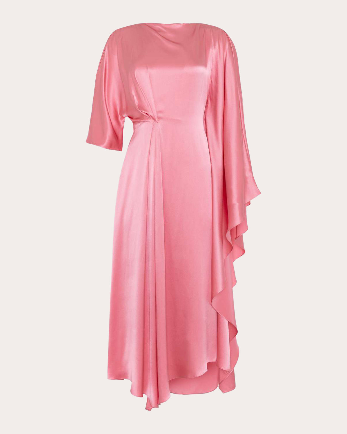 Ida Silk Cape Handkerchief Dress