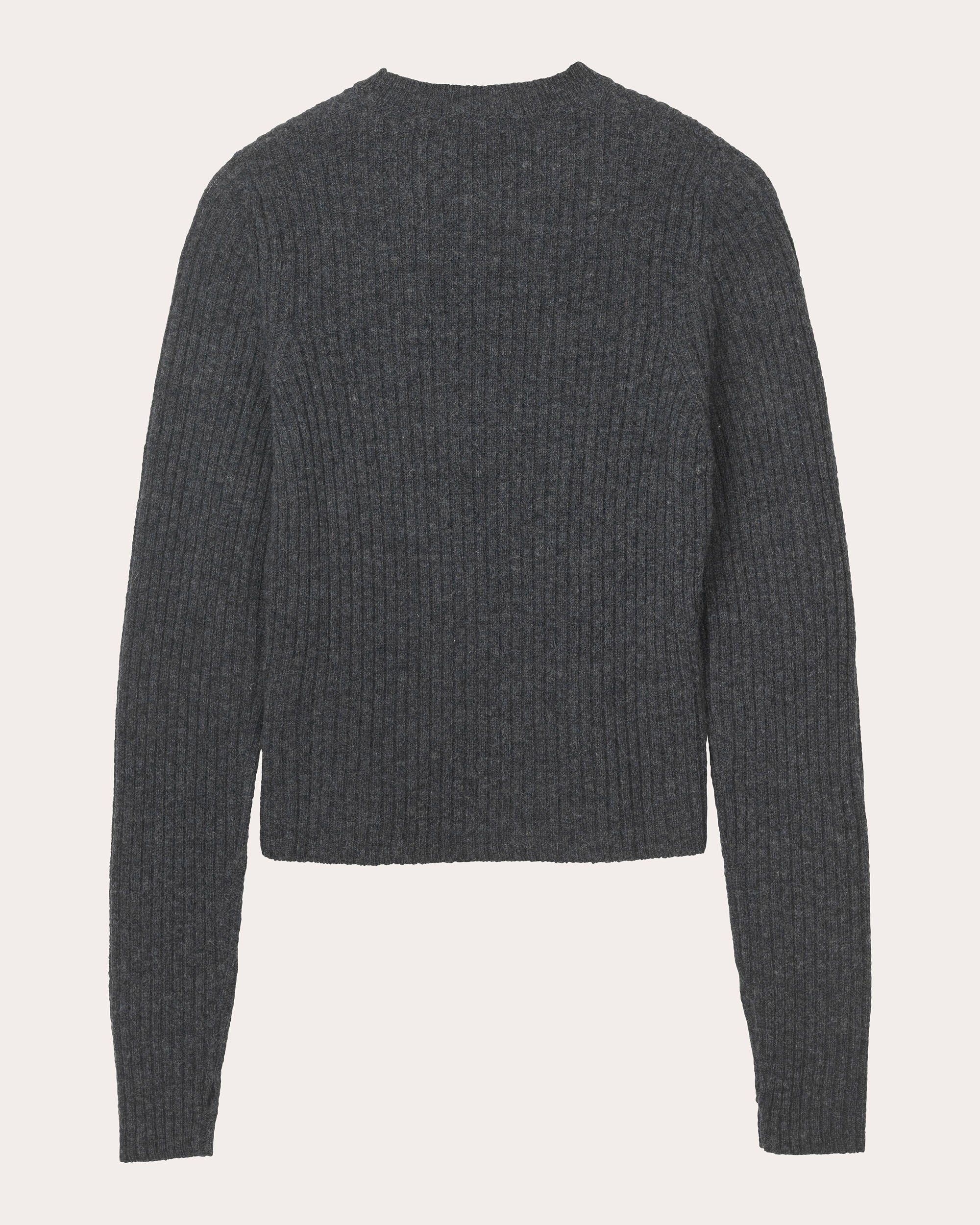 Blas Floral Appliqué Wool Crewneck Sweater