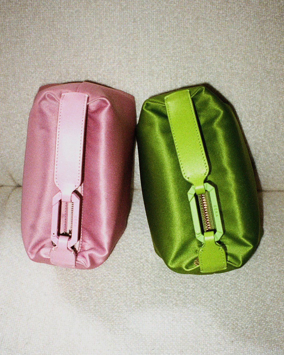 Slim Moon Satin Shoulder Bag