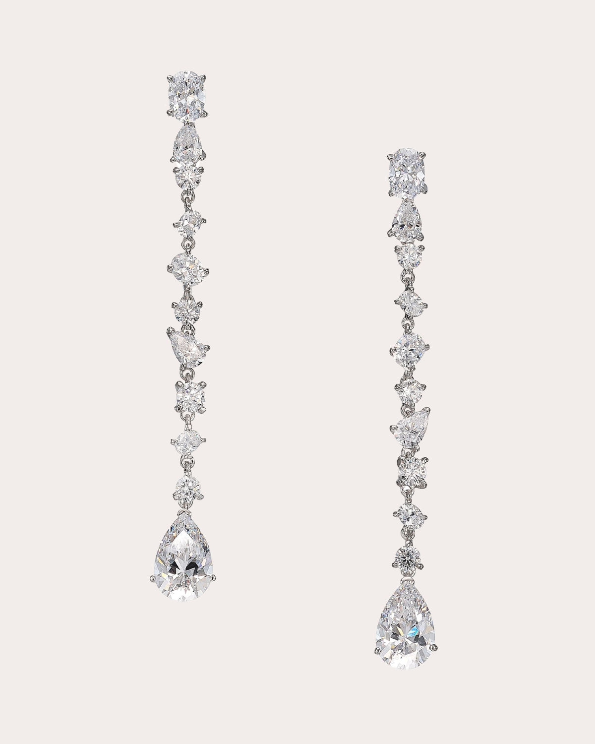 Diamond Celestial Dust Drop Earrings | Olivela