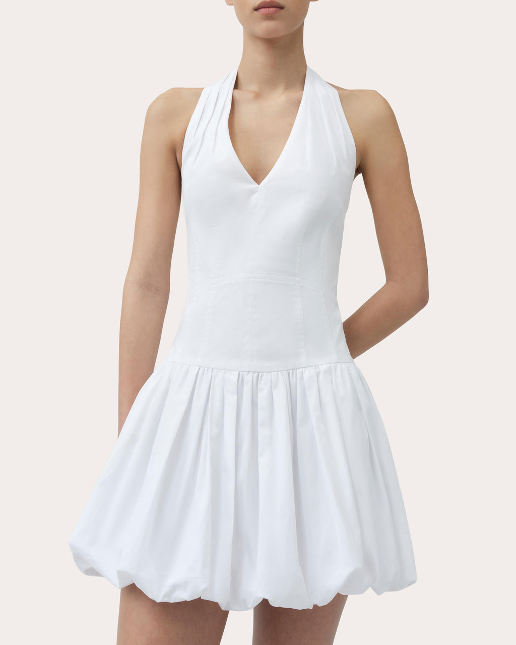 crossover halter dress Cross Halter Split Long Dress main image 0