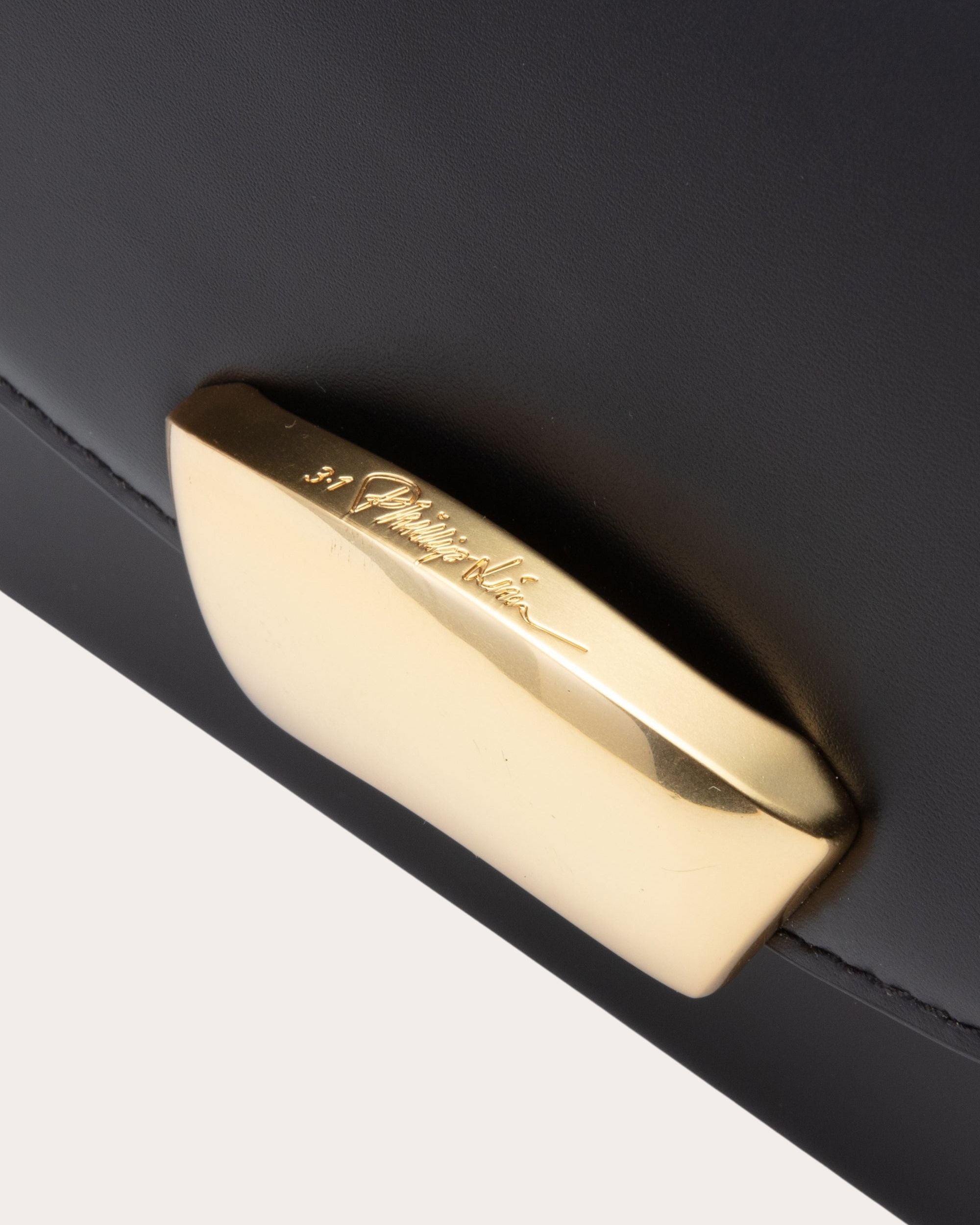 Medium ID Leather Shoulder Bag