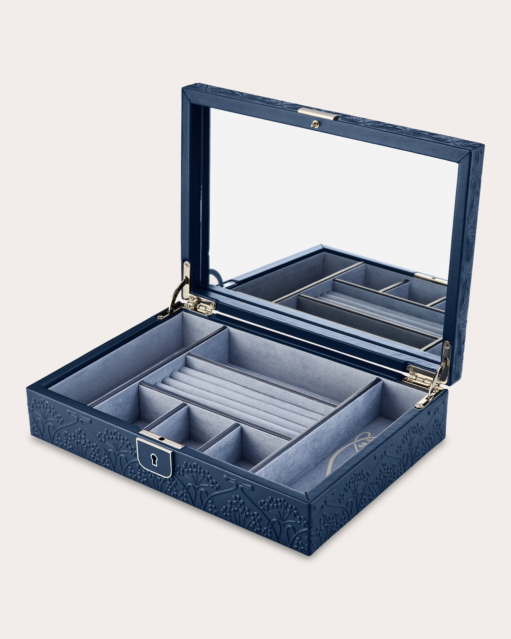 Liberty Medium Embossed Jewelry Box