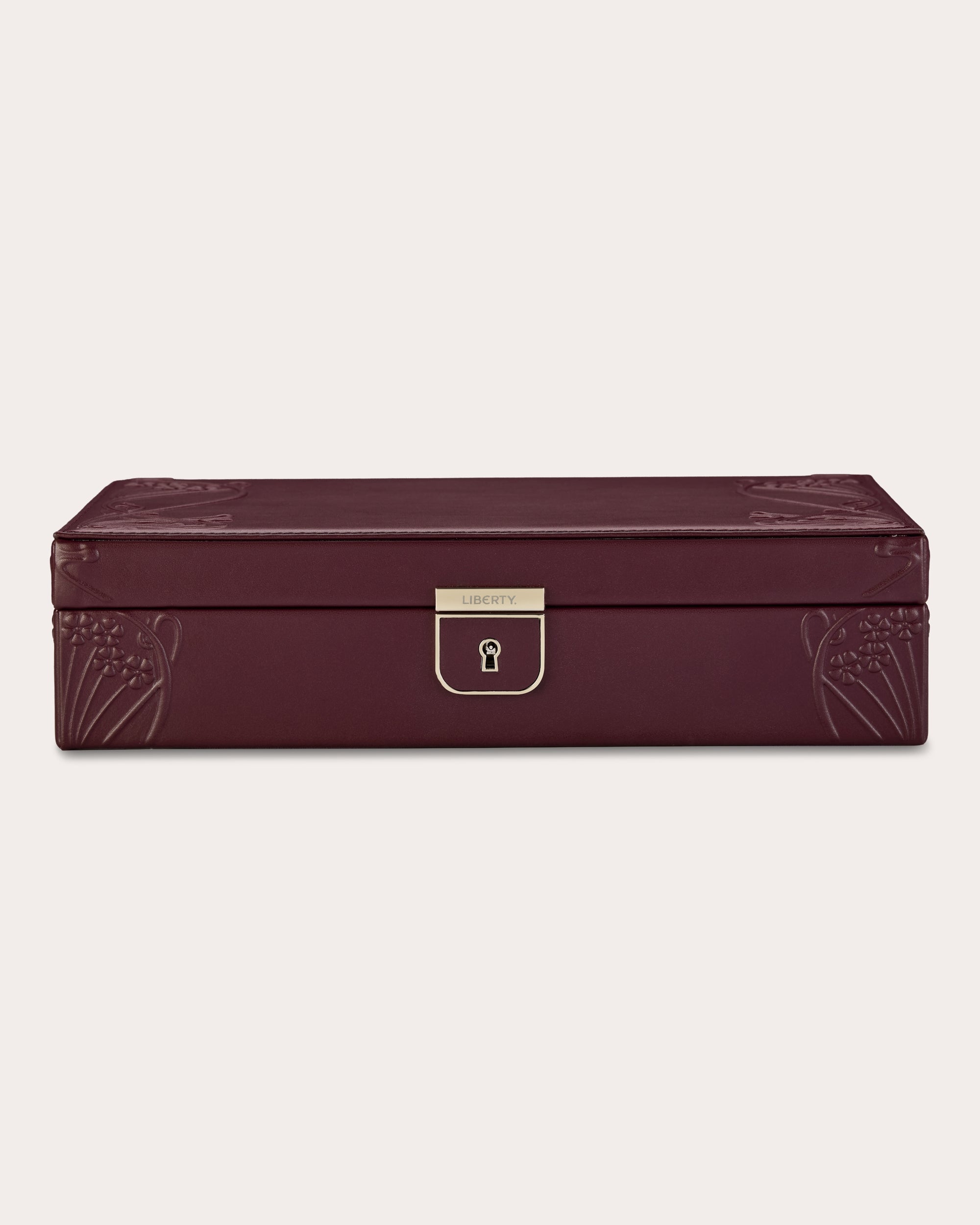 Liberty Medium Embossed Jewelry Box