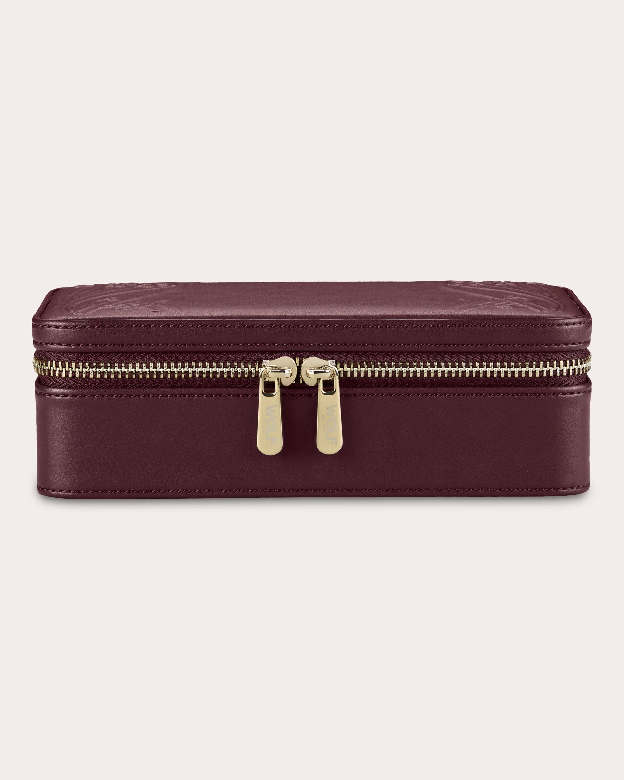 Liberty Medium Zip Embossed Jewelry Case