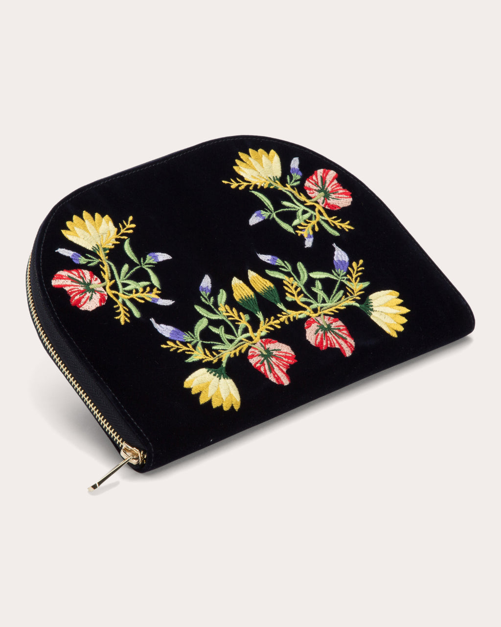 Zoe Embroidered Velvet Jewelry Portfolio