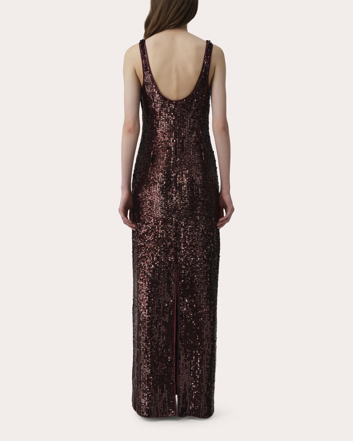 Bex Sequin Scoop Neck Maxi Dress
